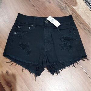 AEO- Hi-Rise Festival Fringe Shorts-Rare- NWT- Size 00